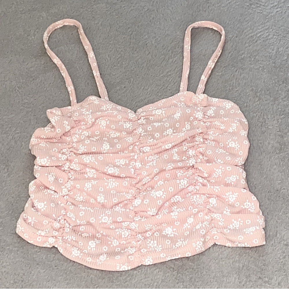 Boohoo Pink Crop Top